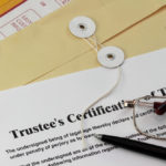 Trustee's certificate