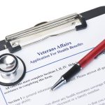 Hypothetical veteran application for health benefits.