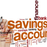 Savings account word cloud